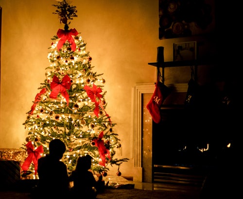 Christmas tree lights block wi-fi