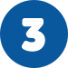 Dark blue 3 icon